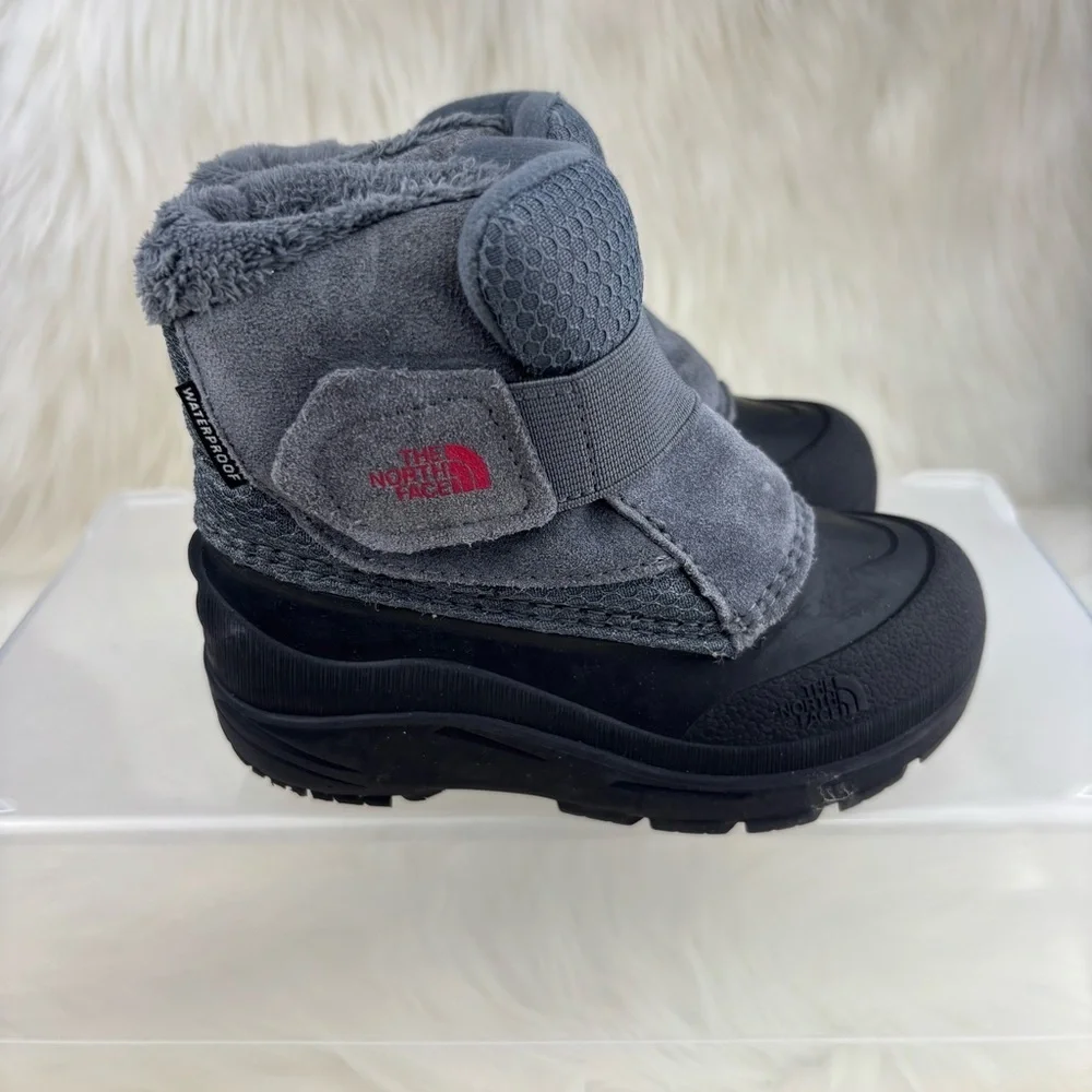 The North Face Kids Faux Fur Lined Boots - Gray Size 8 Toddler